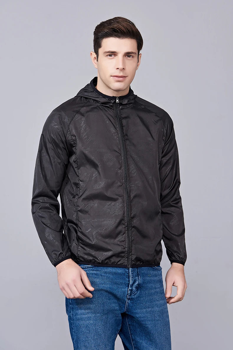Unisex Waterproof Hiking Jacket – Quick-Dry Outdoor Windbreaker